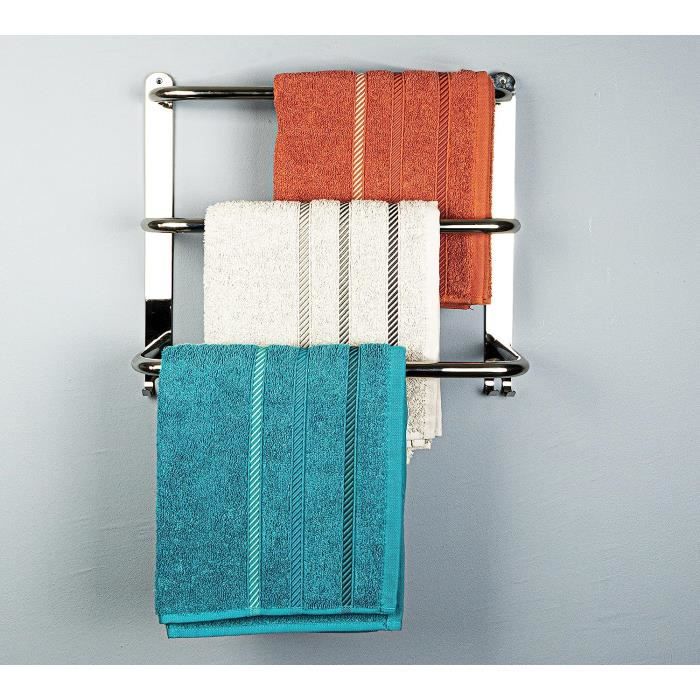 Porte-serviettes sans perçage, porte-serviettes à coller, acier inoxydable  304