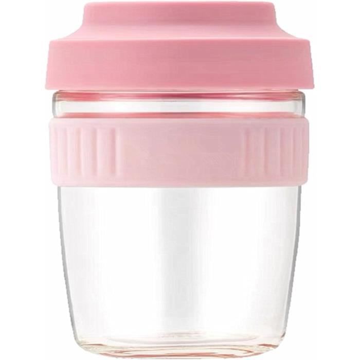 Gobelet à Yaourt Anti-fuite 2 En 1 – 230 Ml + 760 Ml – Sans BPA – Pour Petit Déjeuner, Salade, Fitness – Avec Cuillère