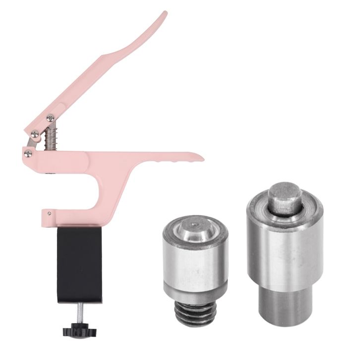 Trimming Shop Lot De 3: Ensemble De Moules, Creuse Perforatrice, And 100 Pièces De 2mm Oeillets - Passe-Fil Cadre Kit Outil Pour Pour Tissu, Maroquinerie Et Scrapbooking - Rondelles Pas Inclus