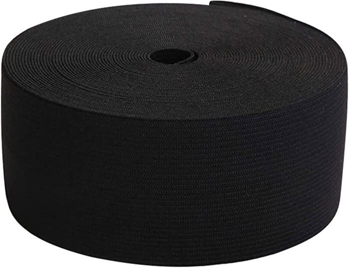 WedDecor Élastique Noir De 7 Mm De Large Pour Couture, Vêtements, Tricot, Projets De Bricolage, Fabrication De Bijoux, Ceinture, Accessoires De Couture, Mercerie, Loisirs Créatifs, Couture (3 Mètres