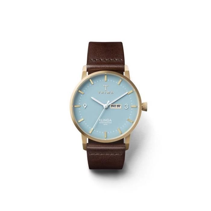 Montre Triwa Unisexe mod le Artic Klinga Bleue et Marron