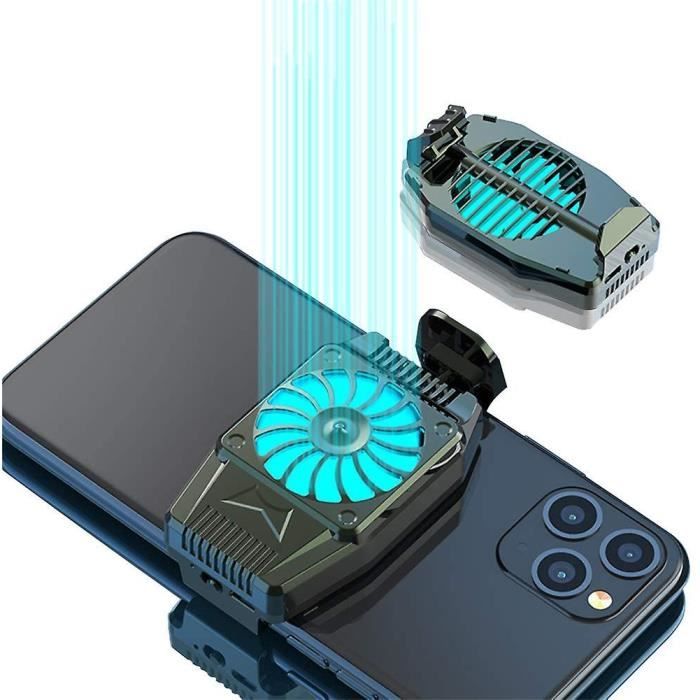 Refroidisseur de Téléphone Portable, rechargeable,Compatible pour Smartphone Universel iPhone/Android