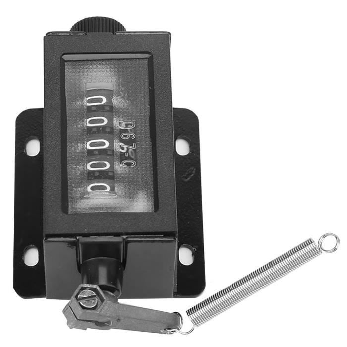 Compteur Mécanique Réinitialisable D94-S – 0 à 999999, Traction, 200 Impulsions/s, Pour Machines Industrielles Et équipements Sportifs