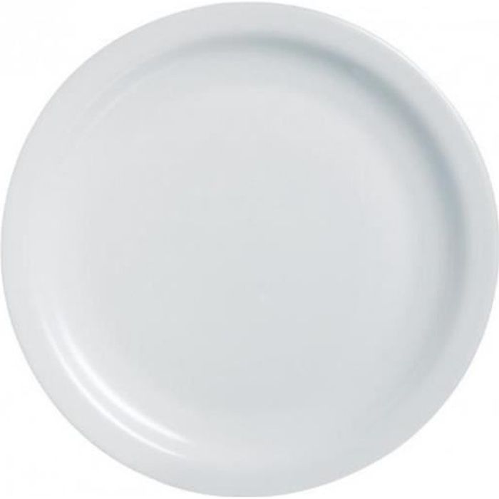 Lot De 12 Cale-assiettes En Porcelaine Blanche - Porte-couteaux Français Vintage