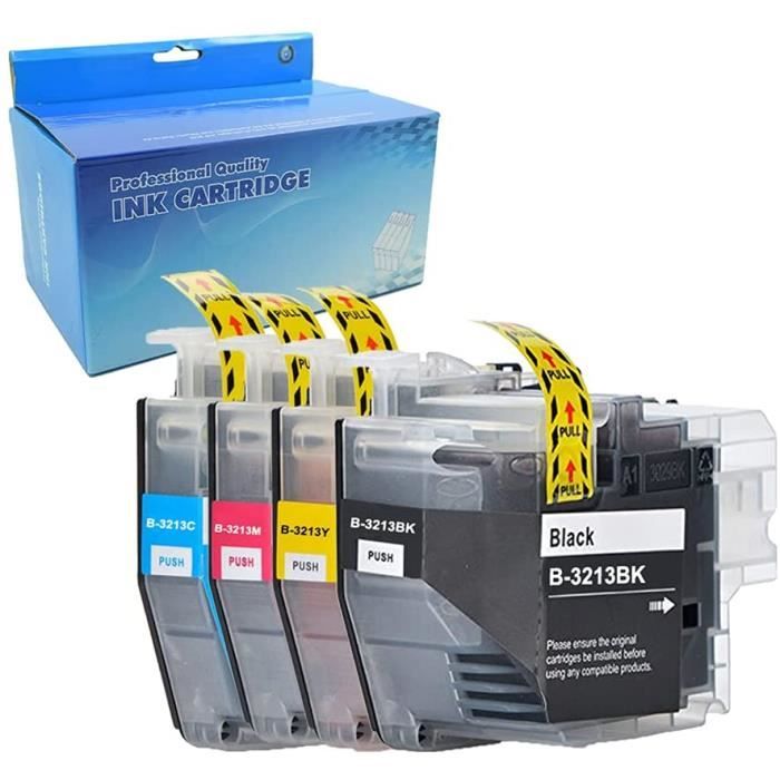 Pack De 6 Cartuchos De Tinta Compatibles Brother LC-3213/LC-3211 - Para Impresoras DCP Y MFC Series J