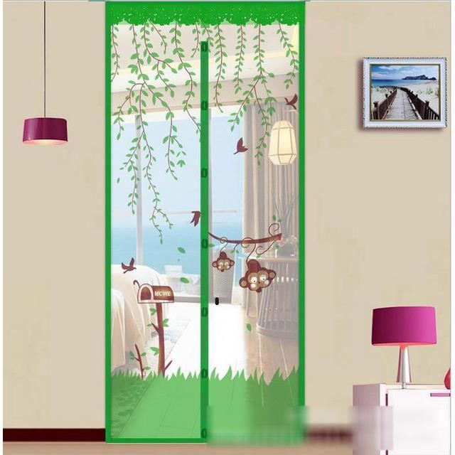 Moustiquaire Fenêtre Magnétique 130x150CM Rideau Porte Fenetre Aimantée