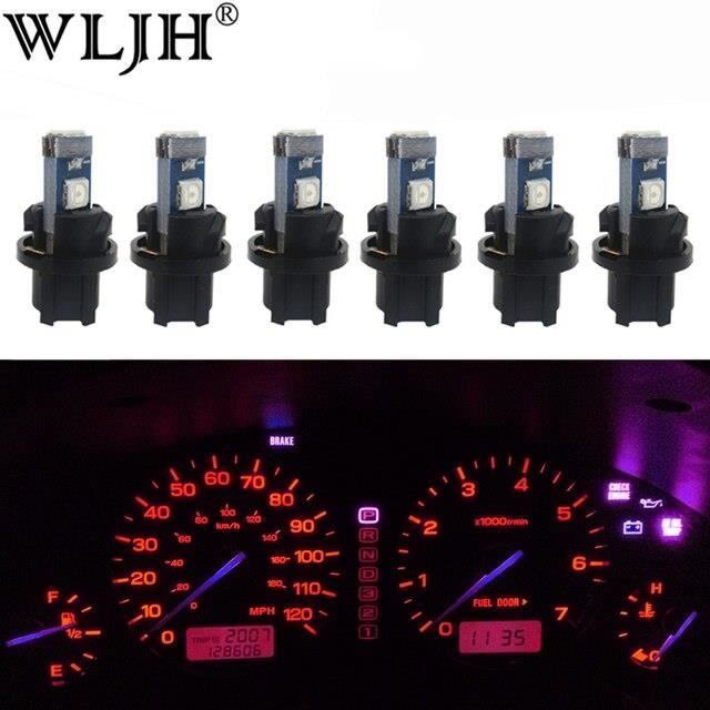 20 Lampes LED T5 12V Nizirioo Pour Tableau Bord Voiture - Bleu Glacial Et Bleu - Remplacement éclairage Compteur