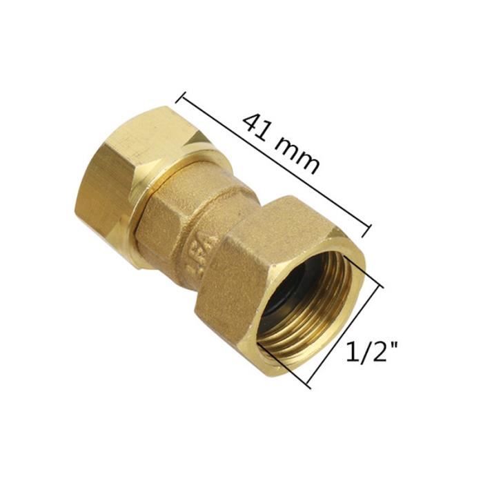 Adaptateur Double Mâle à Déconnexion Rapide 8 Mm - Acier Inoxydable 4500 Psi - Pour Pistolet PCP, Paintball, Réservoirs Air