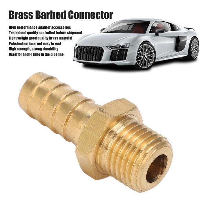 2 Kits Raccords Banjo 14mm Boulon Tuyau Barbelé - Accessoire Frein Carburant Voiture Haute Précision