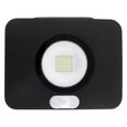 Projecteur LED étanche 50W avec détecteur noir - ELEXITY - Industriel - LED intégrée - Détecteur de mouvement-1