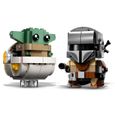 LEGO® Star Wars 75317 Le Mandalorien et l’Enfant, Jouet de Construction, Figurine Bébé Yoda-1