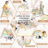 Échelle d'escalade enfants 1+ ans, aire de jeux éducatif Montessori