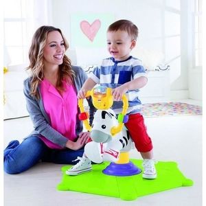PORTEUR - POUSSEUR FISHER-PRICE - jouet- Zèbre Tourni-Rebond - 12 moi PORTEUR - POUSSEUR FISHER-PRICE - jouet- Zèbre Tourni-Rebond - 12 moi