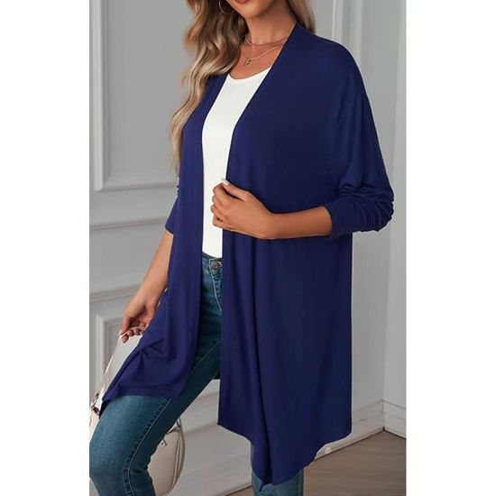 Gilet long ete femme online
