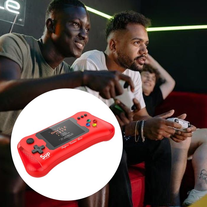 Tutamaz Console portable rétro, 500 jeux classiques, sortie TV, 6 à 7 heures d'autonomie, écran de 3, 2 joueurs, design rétro, Game Boy, contrôle des