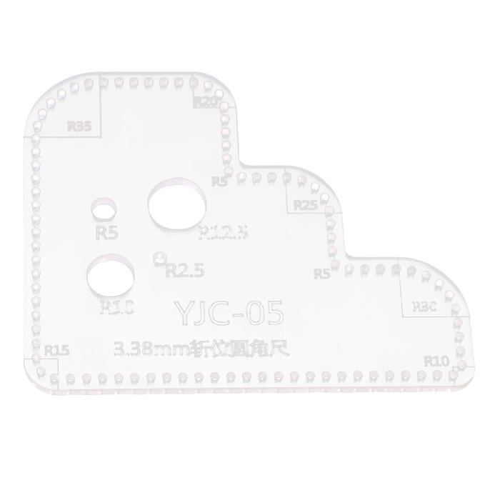Tbest Kit Acrylique Modèle Pendentif DIY Craft Accessoires Cuir