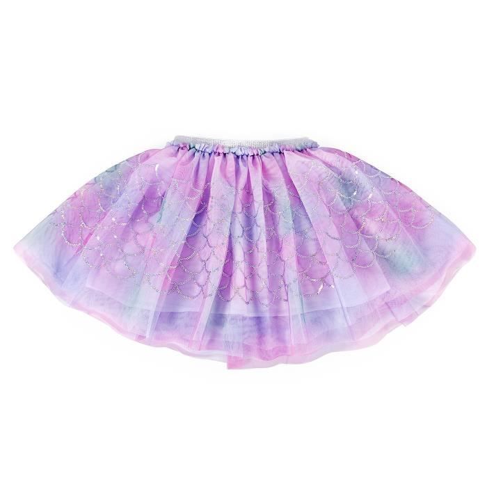 Tutu Bebe Fille Jupe Tutu Enfant CAMILIFE Ciel étoilé - Tulle Pailleté Taille élastique Costume Danse Enfant
