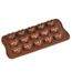 Cylindre Haut 8 Trous Moule en Silicone pour Chocolat Jelly Pudding Candy Chocolate 