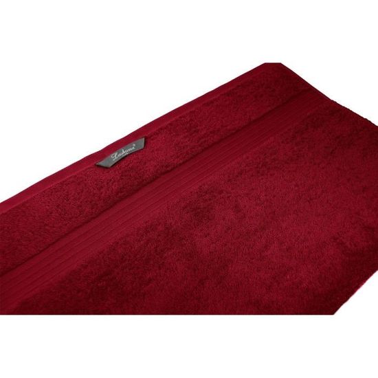 FREDRIKSJÖN Serviette de bain - rouge foncé 70x140 cm (28x55 )