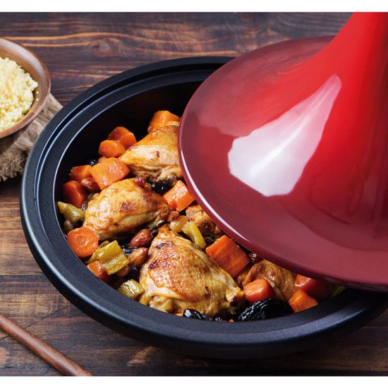 Tajine Le Creuset – Fuji Bleu Ombre – Fonte émaillée 27 Cm – Neuf En Boîte – édition Limitée