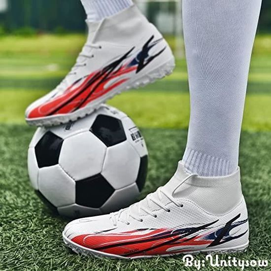 Chaussures De Football GOGOUP Homme - Crampons Professionnels Antidérapants - Pour Terrain Naturel Et Synthétique