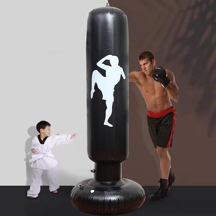Sac De Boxe Sac De Frappe Debout Gonflable Debout Libre Sac De