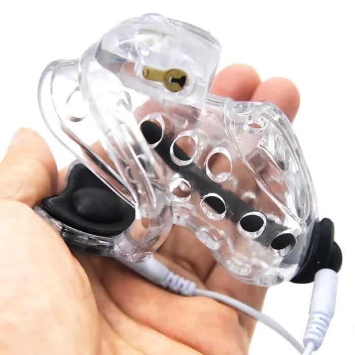 Cage De Chasteté électro-stimulation Shock - SM Fétichiste - Taille 11x3 Cm - Neuf