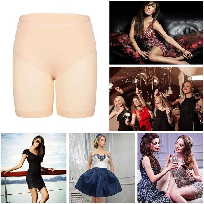 Femme Shorty sous Robe Panty Cycliste Short Anti Frottement