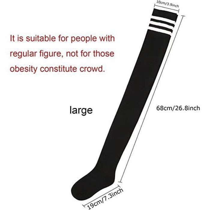 Lot De 3 Paires (6 Chaussettes) Hautes Opaques Genou Femme - 70 Deniers Super Doux Turc