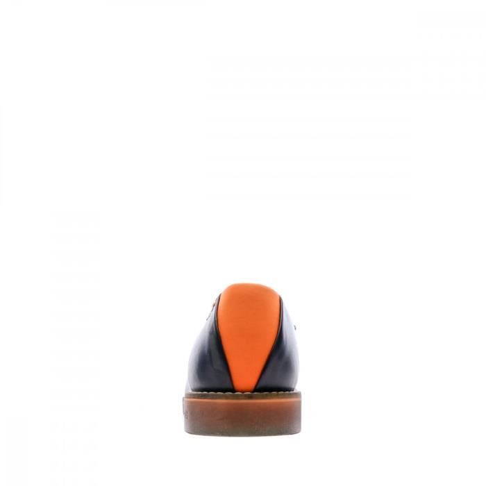 Mocassins Homme CR7 Porto Marine Orange Tige en cuir Semelle synth tique