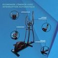 Vélo elliptique Mobiclinic Atlas 8 Niveaux de Résistance 4 Kg Elliptique Poignée Rembourrée Ecran LCD Pédales Antidérapante-3