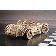 Puzzle 3D Voiture de Course - UGEARS - Drift Cobra Racing Car - Kit Maquette en Bois Mécanique - 370 Pièces-3