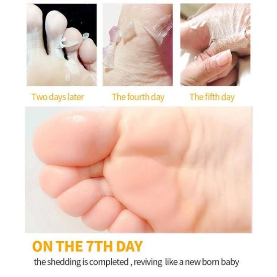 Masque De Peau De Pied 1 Paquet Pour Talons Craqueles Callosites De Peau Morte Bebe Peau Douce Et Soyeuse Enleve Les Aloes Cdiscount Au Quotidien