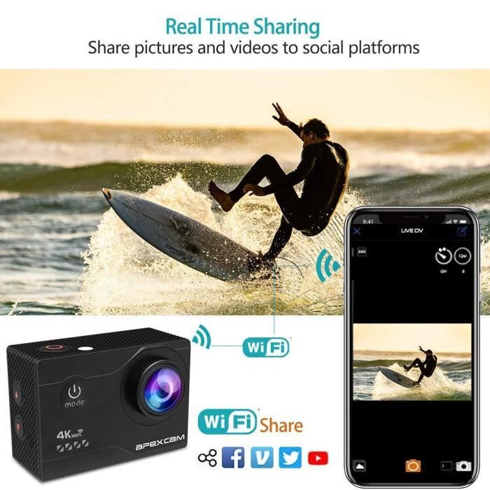 Apexcam 4k deals 16mp wifi