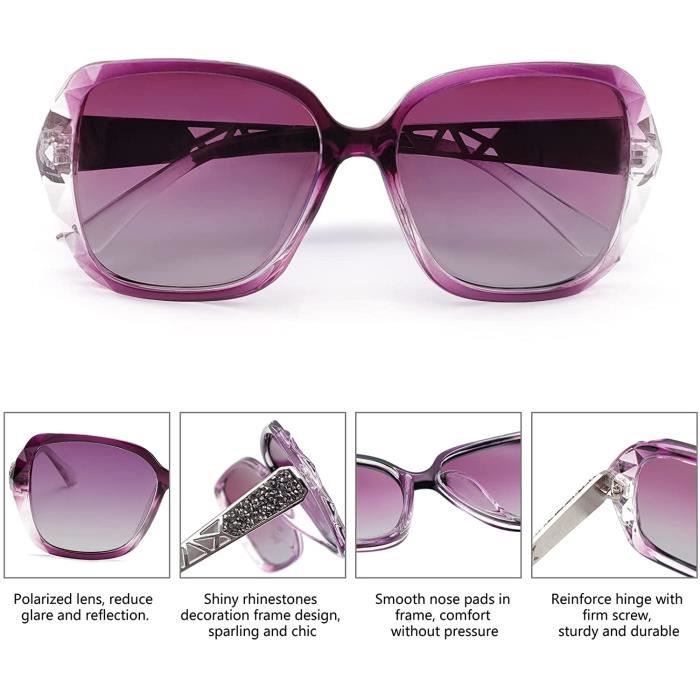 Lunette soleil femme polarisee discount