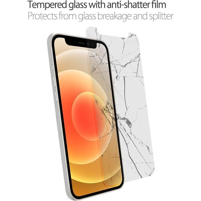 Iphone 12 Mini-Vitre de protection-verre trempé-anti chocs-incassable