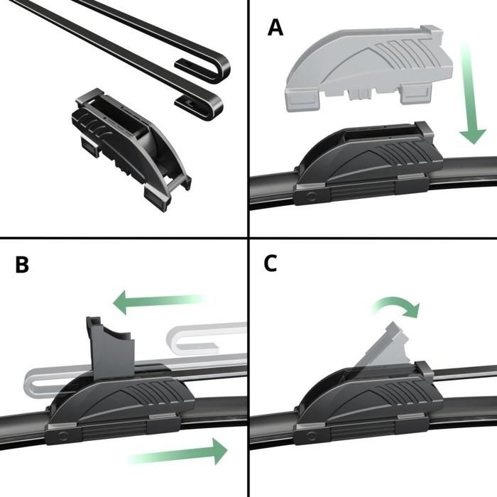 Kit Balai Et Bras Essuie-glace Arrière Pour BMW X5 E53 (2000-2005) - Pièce De Rechange D'origine - Facile à Installer