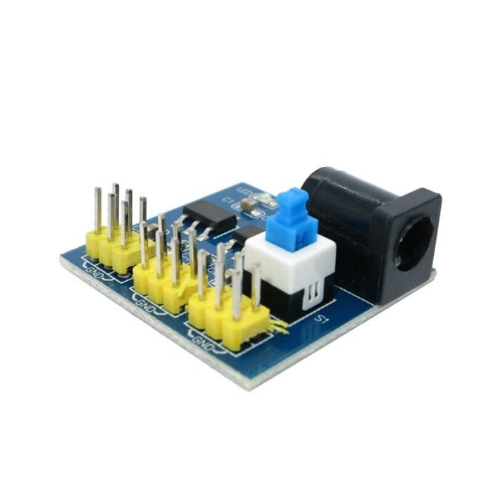 VS-ELEC Alimentation pour arduino universel 9V DC 5,5x2,1 mm Adaptateur  convertisseur - Cdiscount Bricolage