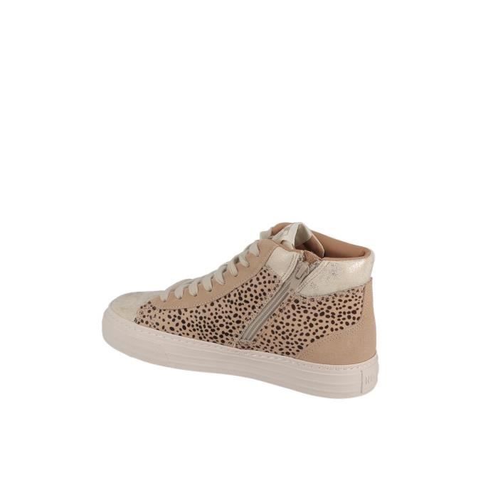 Basket Montante Strike Mid Cut Pony Lynx glow Sable NO NAME Femme Cuir Beige Lacets Adulte Beige Cdiscount Chaussures