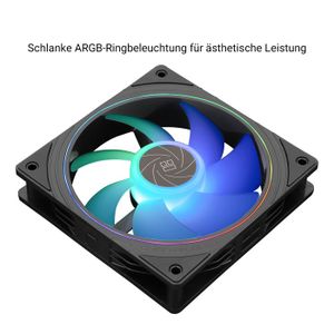 Cougar Lot de 3 Ventilateurs de boitier Apolar RGB - 12cm (Blanc