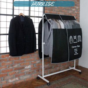 CREA Lot De 6 Housses à Vêtements Zippées Anti-poussière Et Antimites Peva Translucide Impermeable Et Respirant 60 X 100 Cm Noir 91679136 CREA Lot De 6 Housses à Vêtements Zippées Anti-poussière Et Antimites Peva Translucide Impermeable Et Respirant 60 X 100 Cm Noir 91679136