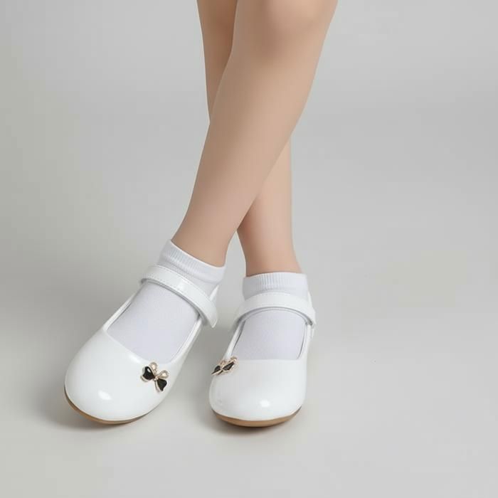 Ballerines De Fête Kennedy - Blanc Communion Mariage Taille 39, Neuves Avec Boîte