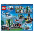 LEGO® 60317 City La Course-Poursuite de La Police à La Banque, Jouets Drone et 2 Camions pour Enfants +7 ans, Sets d’Aventures-5