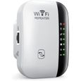 Amplificateur WiFi sans Fil Puissant – Repeteur WiFi 300Mbps, WiFi Booster, WiFi Extender Facile à Installer avec Bouton WPS[297]-0