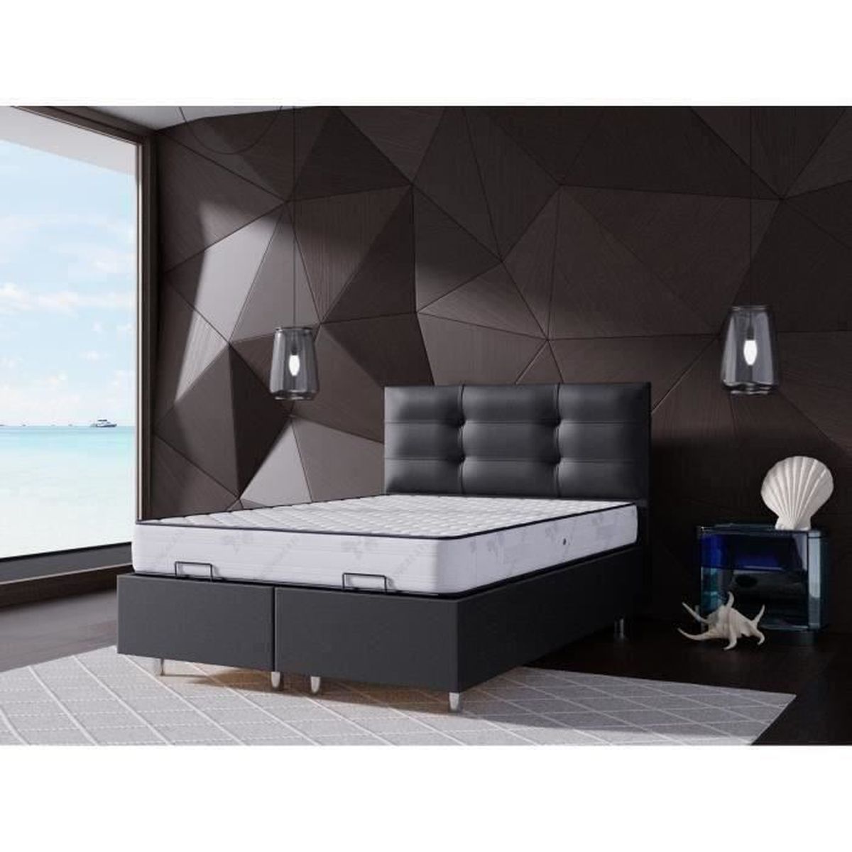 Lit Coffre Matelas