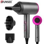 FUNSEE Seche Cheveux Ionique 2000W, Seche Cheveux Professionnel avec 2 Concentrateurs & 1 Diffuseur, 3 Vitesses 2 Températures