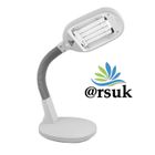 ARSUK EURO LTD Lampe de bureau de Lecture de table 230v, Lumière du jour naturelle Économie d'énergie avec travaux de bricolage, avec 27w ampoule