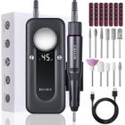EKESOR EKSESOR Ponceuse pour ongles sans fil électrique professionnel en gel, 45 000 tr-min portable manucure pédicure polissage forme