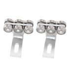 Ensemble de chariot à 6 roues - SURENHAP - Acier au carbone S45C - Capacité 255 kg - Résistance à la corrosion