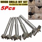 Foret Fraise à Bois Chanfreiner - TEMPSA - 5PCS SET - Acier - Diamètres 15-35mm - Trous Professionnels